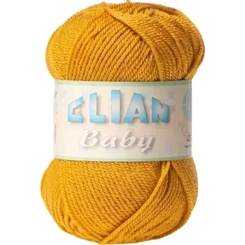 VSV Pletací příze Elian Baby 1636 - žlutá