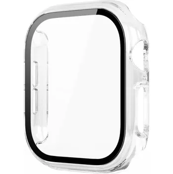 Telefonní příslušenství Lesklé pouzdro s tvrzeným sklem pro Apple Watch 46mm - čiré