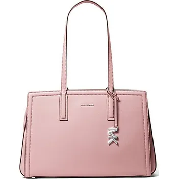 Módní doplněk Michael Kors Laila medium tote kožená kabelka růžová + doprava zdarma