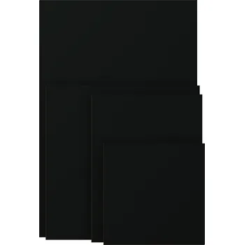 Dřevia MDF Černá - 3 mm Formát: (A4) 210x297 mm