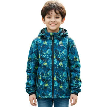 Chlapecká ZIMNÍ BUNDA petrolejová Wolf B2564