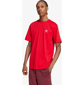 Pánské tričko Tričko adidas Trefoil Essentials Tee Better Scarlet L