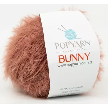 Příze POPYARN Příze Bunny B10 - starorůžová, 100g 170m