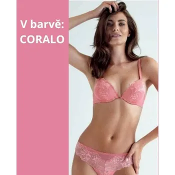 Dámská móda LORMAR Dámská podprsenka Lormar Satén Push up - CORALLO - 80B
