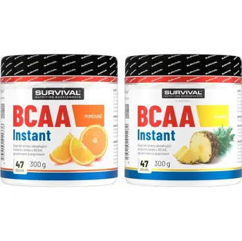 Aminokyselina Survival BCAA Instant 500 g Pomeranč