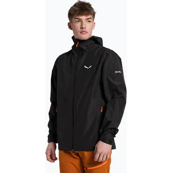 Pánská bunda Salewa pánská bunda do deště Puez Aqua 4 PTX 2.5L černá 00-0000028615