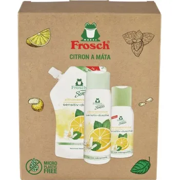 Sprchový gel Frosch sada Citron&máta trio