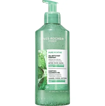 Čistící gel Yves Rocher Pure Menthe hloubkově čisticí gel 390 ml
