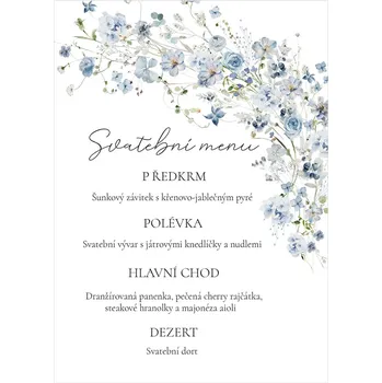 Svatební dekorace Svatební menu 360