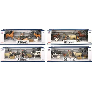 Dětské zboží Zvířátka z farmy - Set farmářských zvířat U4 4 druhy