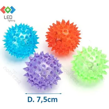 Hračka pro psa LED svítící míček pro psa Nobleza L - 7,5 cm Barva: Zelená