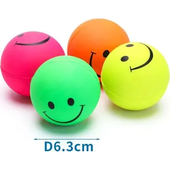 Hračka pro psa Nobleza Gumový míč pro psa Smiley - 6,3 cm