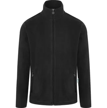 Pánská mikina KARLOWSKY Pánská pracovní fleecová bunda Warm-Up, z udržitelného materiálu, 100% recyklovaný polyester s certifikátem GRS Barva: námořnická modrá, Velikost: L