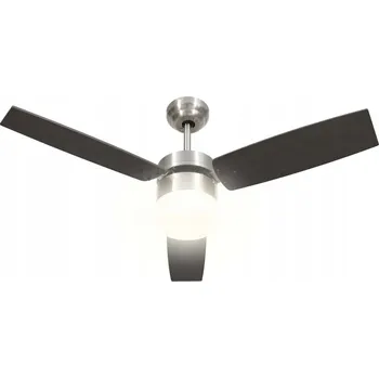 Stropní ventilátor Stropní ventilátor se světlem a dálkovým ovládáním, 108 cm, tmavě hnědý