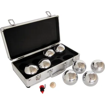 Petanque Pétanque sada MASTER 8 chromovaných koulí F.I.P.J.P. v hliníkovém kufru - 2. jakost