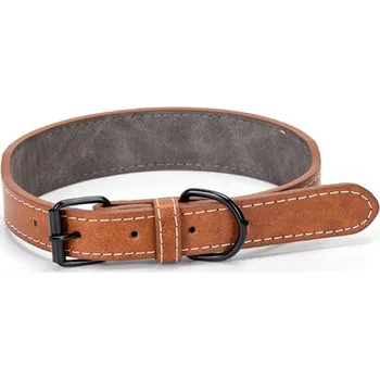 Obojek pro psa Obojek Nobleza s přezkou pro psa S 63 cm - 3 barvy Barva: Hnědá, Velikost: S