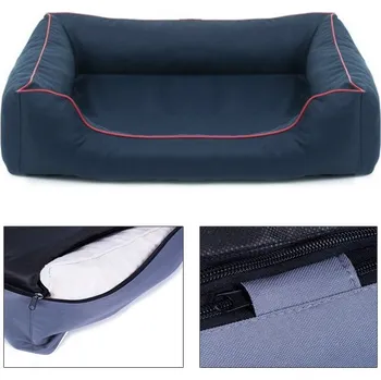 Pelíšek pro psa Ani - pet Sofa Valencia Pelíšek Standard - námořnická modrá barva Velikost: 65 x 50cm