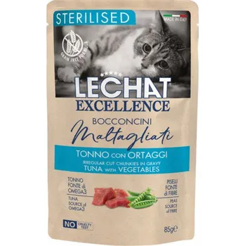 Krmivo pro kočku Monge Italy Monge LeChat Excellence Sterilized Cat tuňák se zeleninou 85g