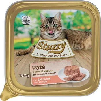 Krmivo pro kočku Agras Delic Stuzzy Cat Paté Adult s lososem 100g