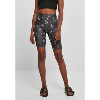 Dámská móda Dámské měkké AOP Cycle Shorts blackfloret Urban Classics šedá 2546990