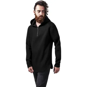 Dámská mikina Záhybové rukávy Terry Hoody černé Urban Classics černá 1754746