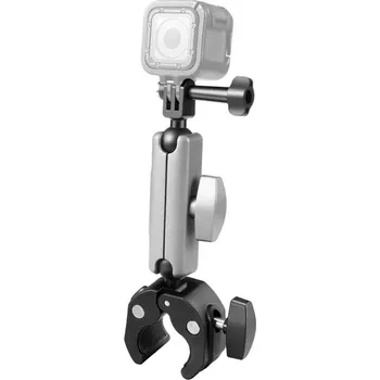 Motocyklový držák PULUZ pro sportovní kamery (černý)