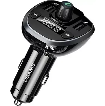 Příslušenství pro autorádio Handsfree sada s FM transmitterem USAMS C21 Bluetooth, MP3, 2× USB 3,4 A