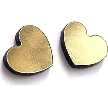 Náušnice HEART MINI gold 2 náušnice náušnice srdíčka - zlatá