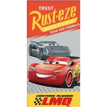 CARBOTEX - Chlapecká bavlněná osuška Auta Cars - Blesk McQueen 95 / 70 x 140 cm