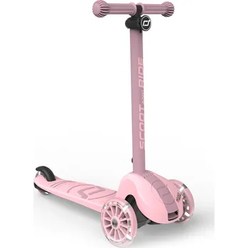 Koloběžka Scoot & Ride Highwaykick 3S – dětská koloběžka s LED kolečky rose