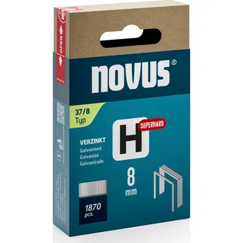 Hřebík NOVUS sponky H37, 8mm, super tvrdé, 1870ks