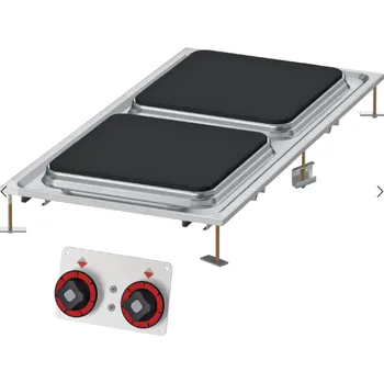 Sporák Sporák elektrický PCQD-84ET RM Gastro čtvercový 2 zóny