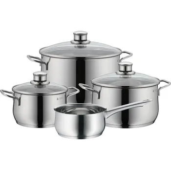 Sada hrnců DIADEM PLUS, sada 4 ks, stříbrná, nerezová ocel, WMF