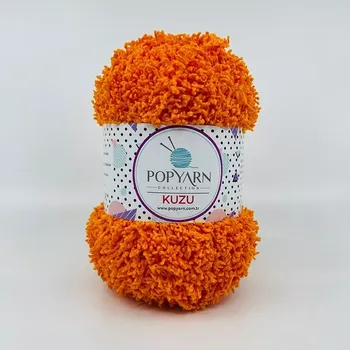 Příze POPYARN Příze Kuzu B023 - oranžová, 100g 100m
