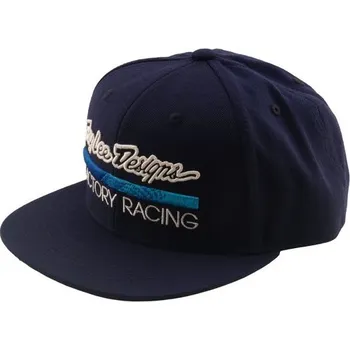 Módní doplněk Troy Lee Designs Kšiltovka Troy Lee Designs FACTORY RACING, navy-blue - Uni