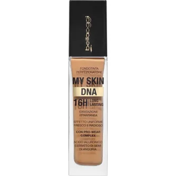 Přípravek na tvář bellaoggi My Skin DNA hydratační make-up pro dokonalou pleť odstín Cookie 34 ml