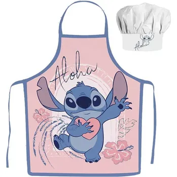 Dětská zástěra Javoli • Dětská zástěra s kuchařskou čepicí Lilo & Stitch - motiv Aloha