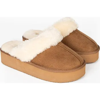 Dámské pantofle ISLAND BOOT Hellbraun 4377682 37