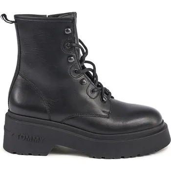 Dámské kozačky Boty Tommy Hilfiger Shoes Schwarz 1088311 39