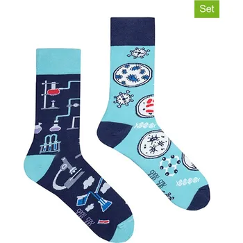 Pánské ponožky Ponožky Spox Sox Hellblau/ Dunkelblau 3447848 44