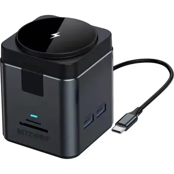 Notebook Blitzwolf BW-TH17 9v1 Dokovací stanice černá (BW-TH17)