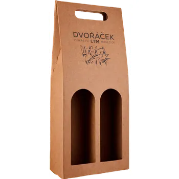 Kartonová krabice na 2 láhve Dvořáček