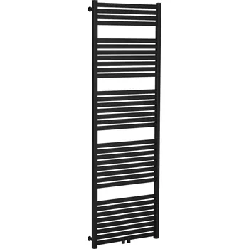 Radiátor CERANO - Koupelnový radiátor Vincenzo - středové připojení 50mm - 800W - černá matná - 1690x600 mm