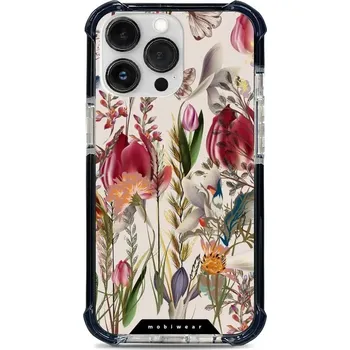 Pouzdro na mobilní telefon Odolný obal Mobiwear MagSafe Elite Bumper - Apple iPhone 13 Pro - D002D Rozkvetlá louka - VÝPRODEJ (Odolný kryt, pouzdro, obal Mobiwear Elite Bumper na mobil Apple iPhone 13 Pro - D002D Rozkvetlá louka, materiál Plast + TPU silikon + kov - zesílená ochran