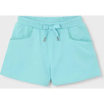 Dětské kraťasy Mayoral 607.6P.Mini.PPY2 tyrkysová 65X, vel. 128