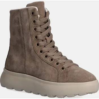 Dámská móda Semišové boty Geox D SPHERICA EC4.1 D36TCD.00020.C6029 béžová 12X, EUR 37