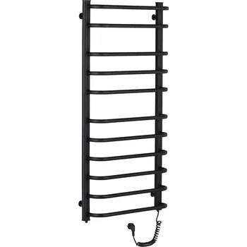 Radiátor CERANO - Elektrický sušák ručníků Alessandro - 228 W - černá matná - 1160x550 mm