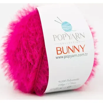 Příze POPYARN Příze Bunny B09 - růžová, 100g 170m
