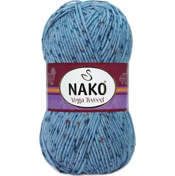 Příze Nako Pletací příze Nako Vega Tweed 31764 modrá