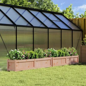 Truhlík OMAXI Zahradní truhlíky 2 ks masivní dřevo douglasky 079939